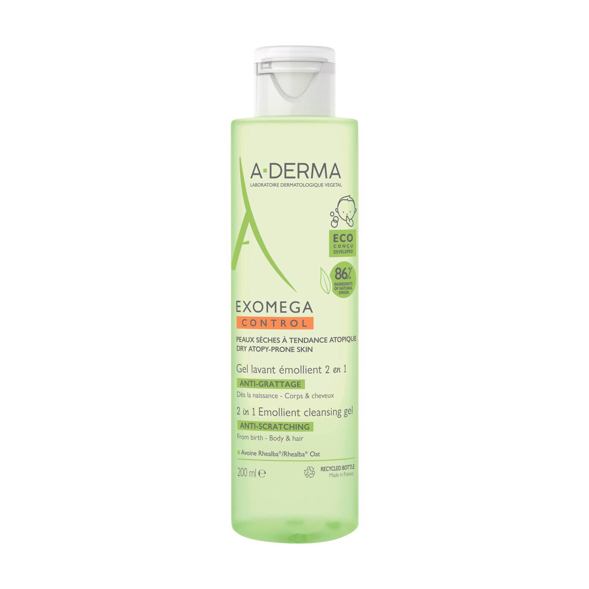 Exomega Control 2in1 Emollient Cleansing Gel