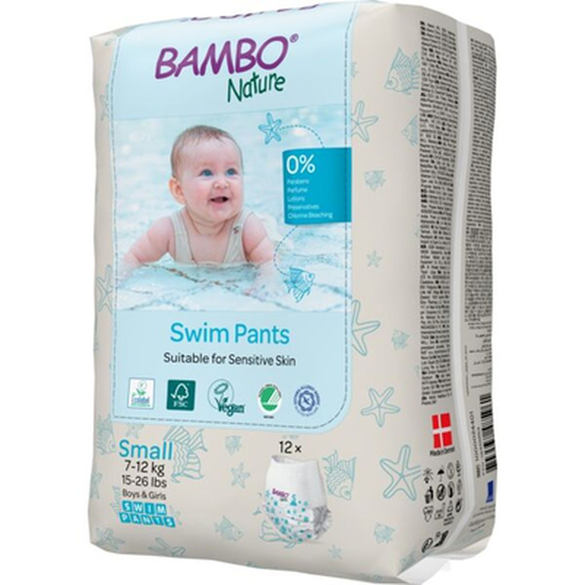 Swim Pants Sensitive Skin S 7-12 kg