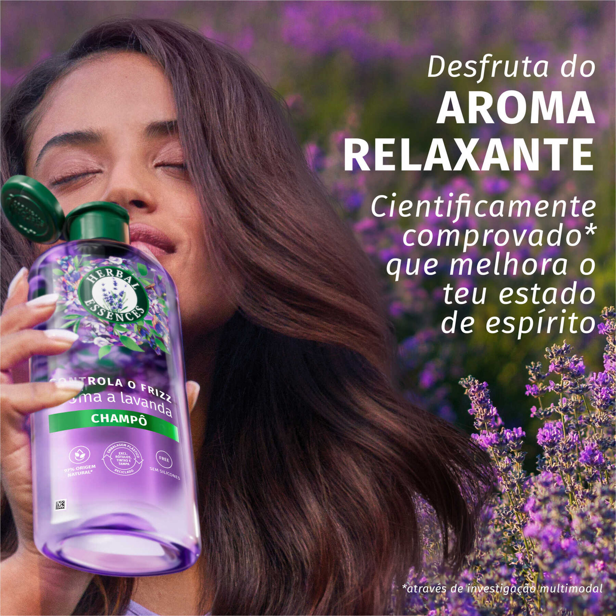 Champô Controla o Frizz Aroma a Lavanda