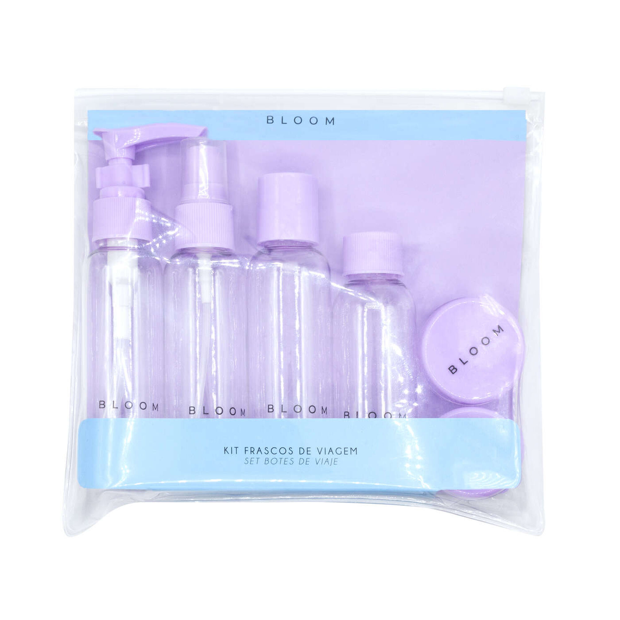 Conjunto de Frascos de Viagem