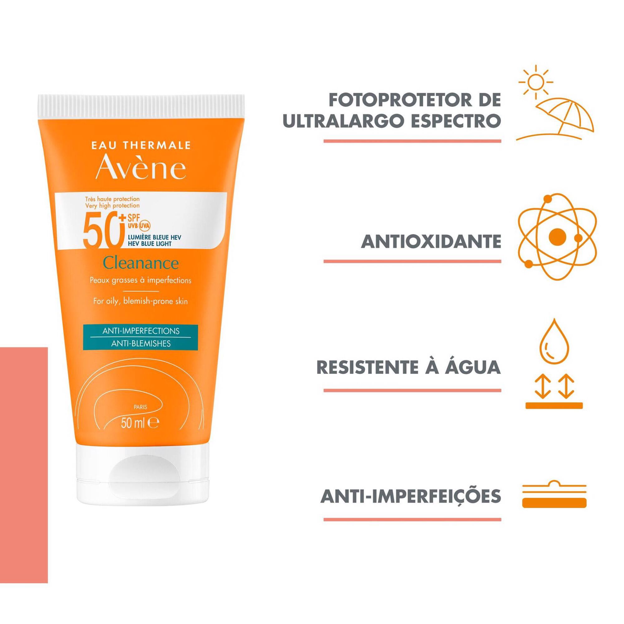 Cleanance Sun Care Anti-Blemishes SPF50+