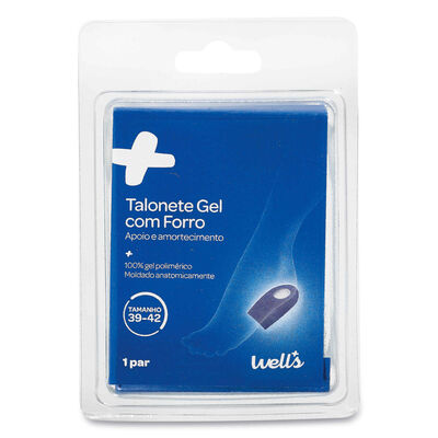 Talonete de Gel Forrada Média