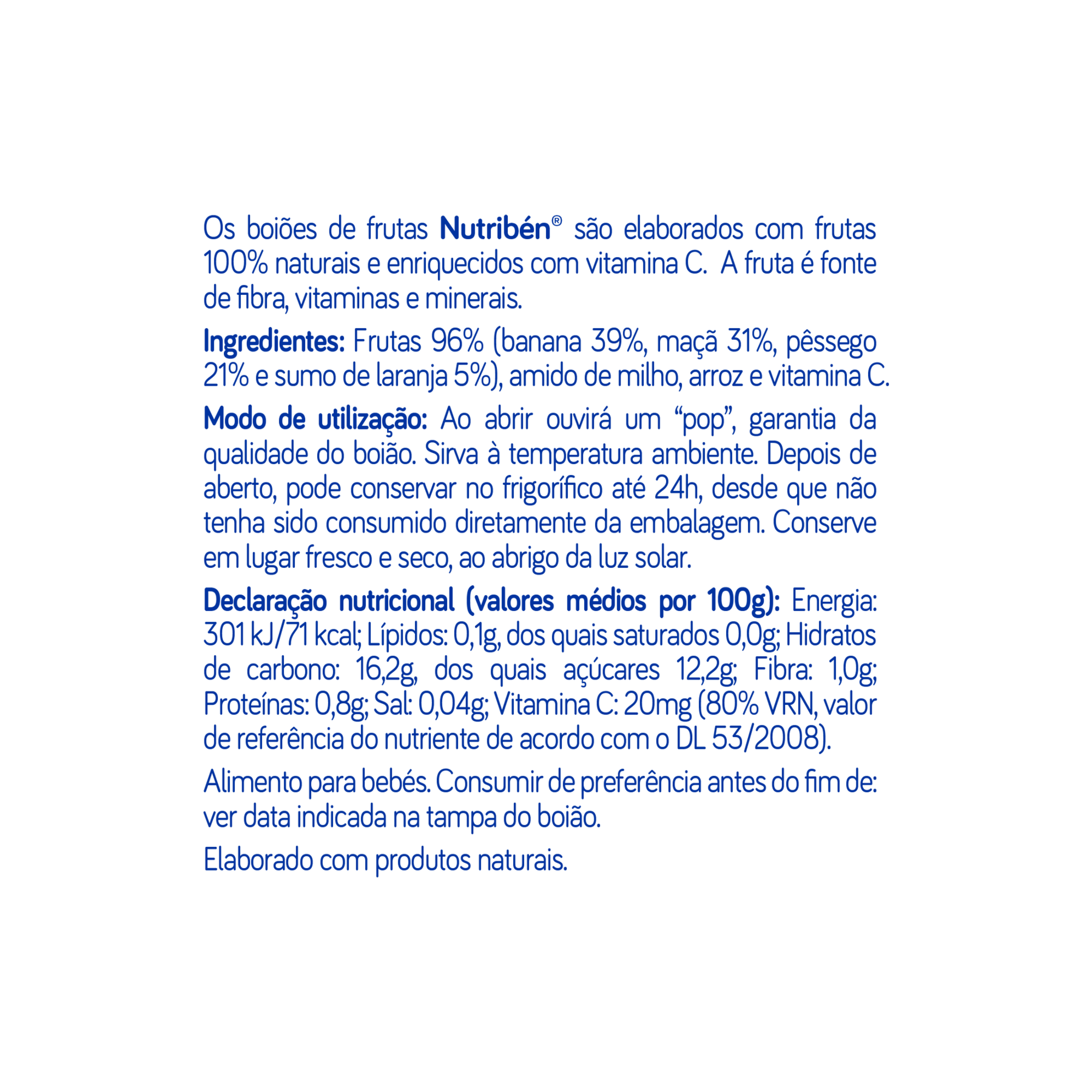 Boião Frutas Variadas