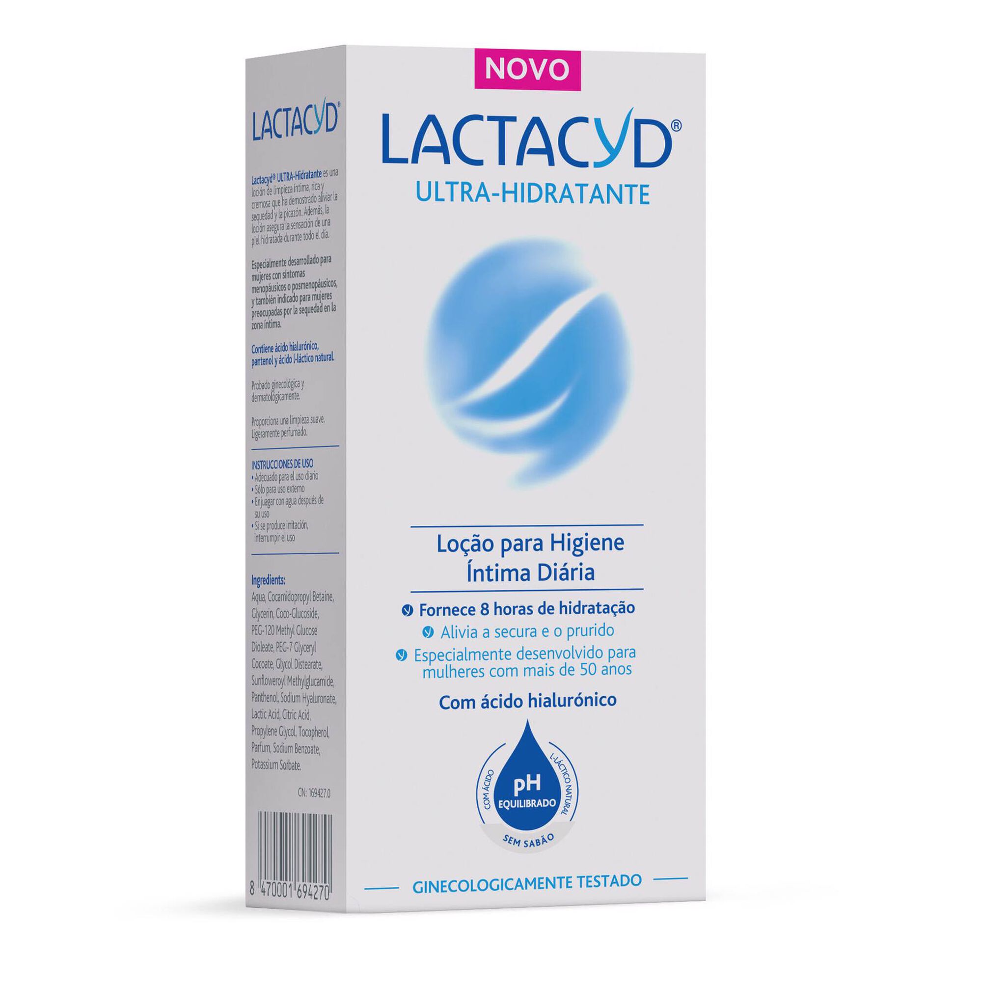 Loção Higiene Íntima Diária Ultra Hidratante