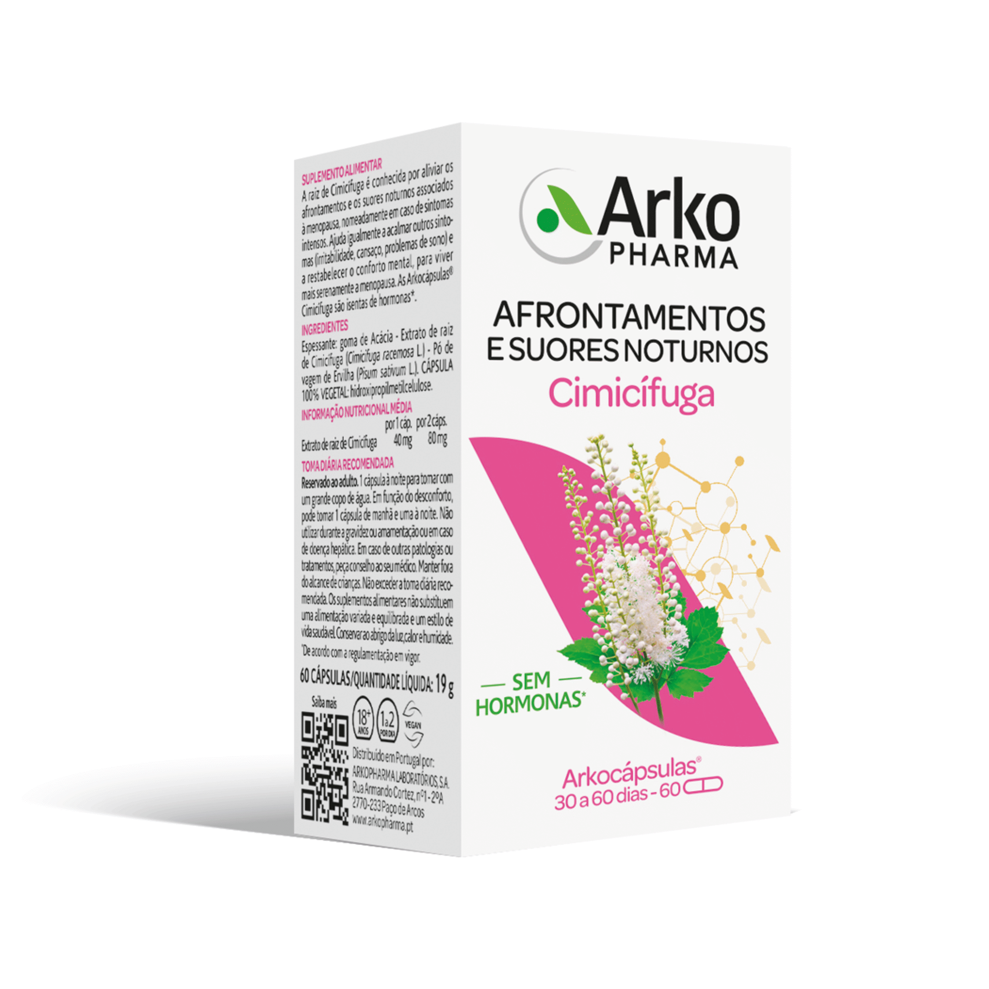 Afrontamentos e Suores Cimicífuga