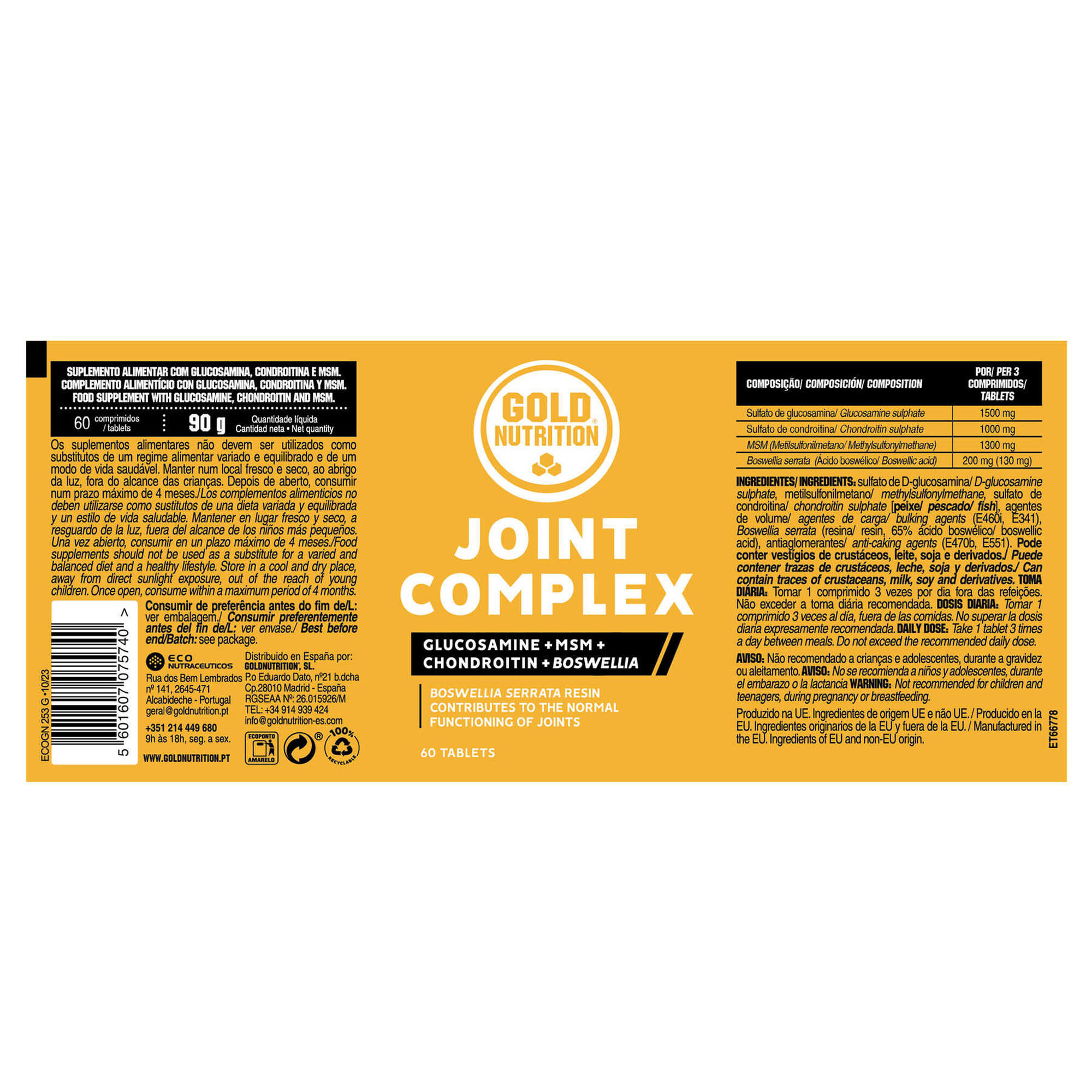 Suplemento Alívio Dor Articular Joint Complex