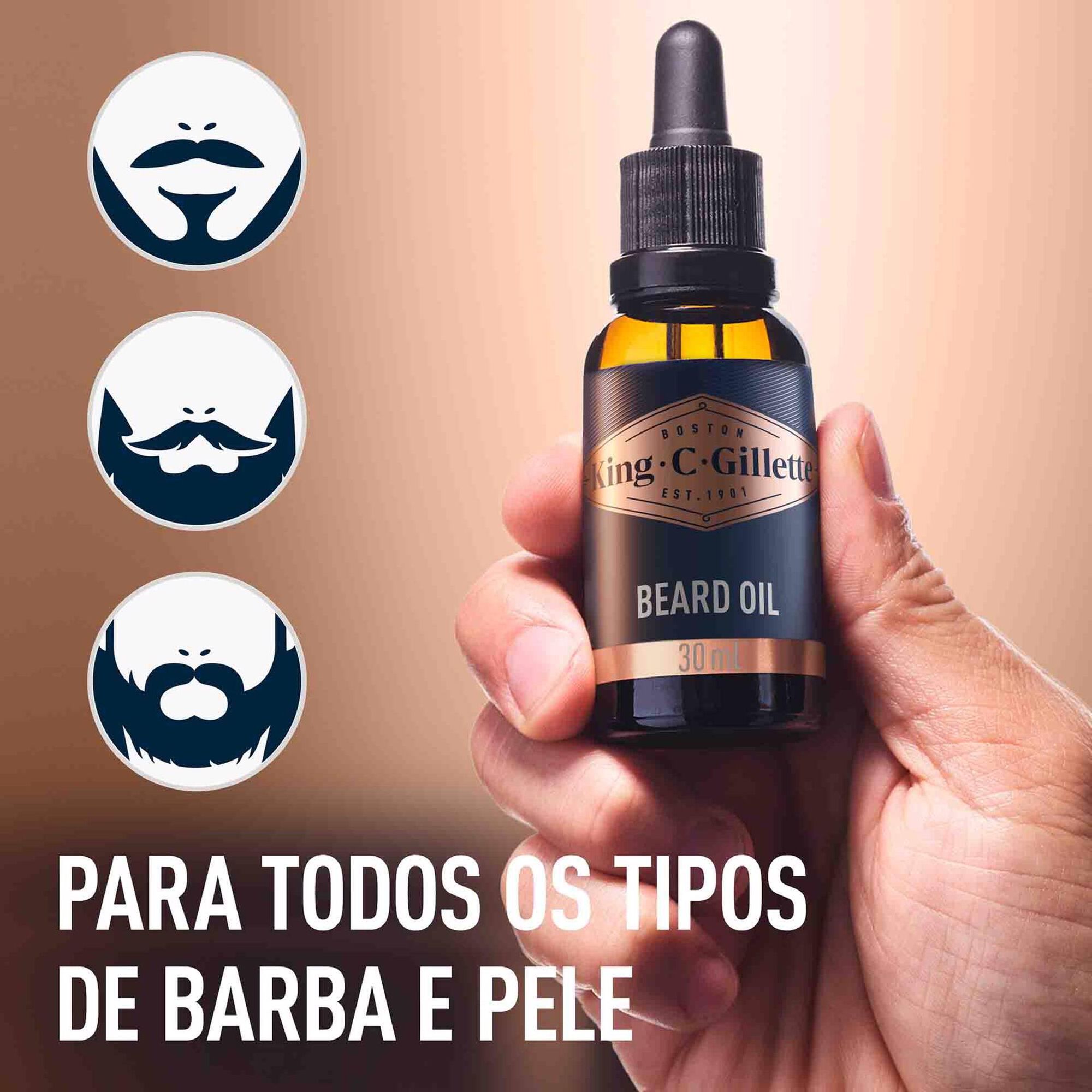 Óleo para a Barba King C.