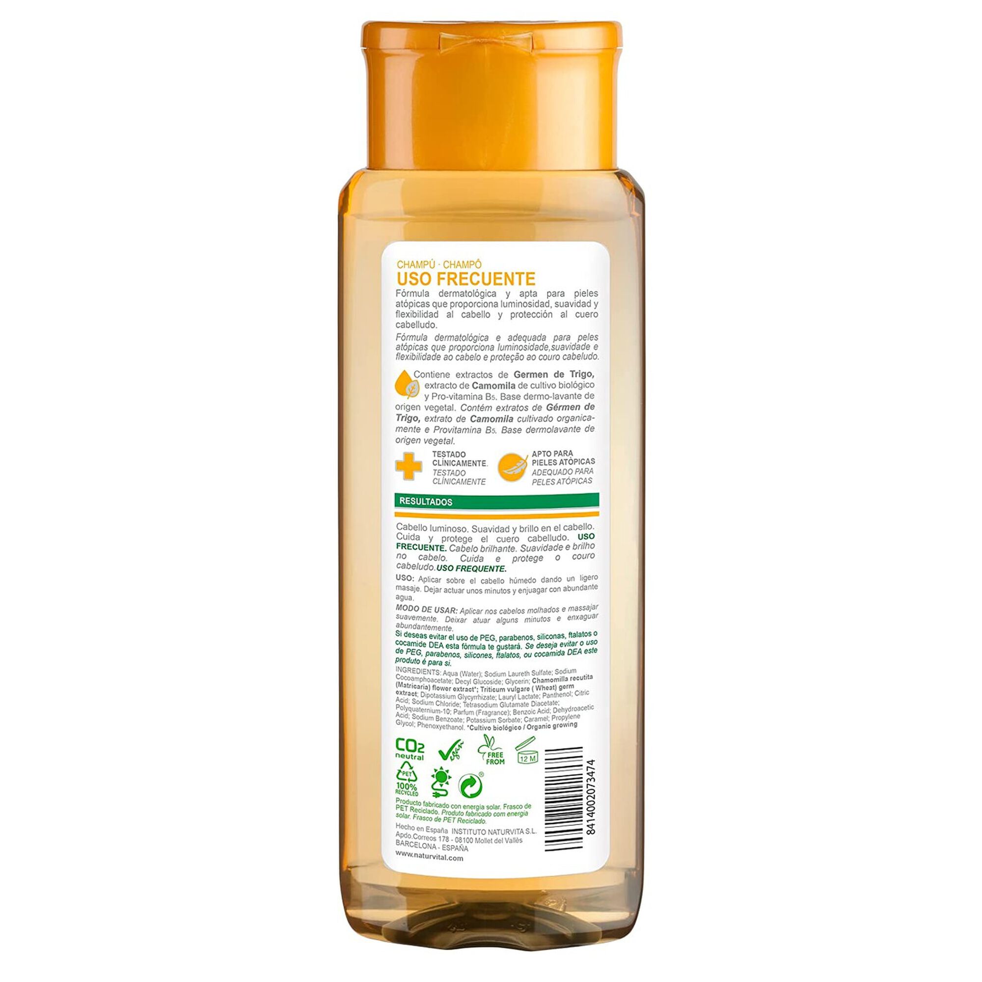 Champô Uso Frequente Sensitive Camomila