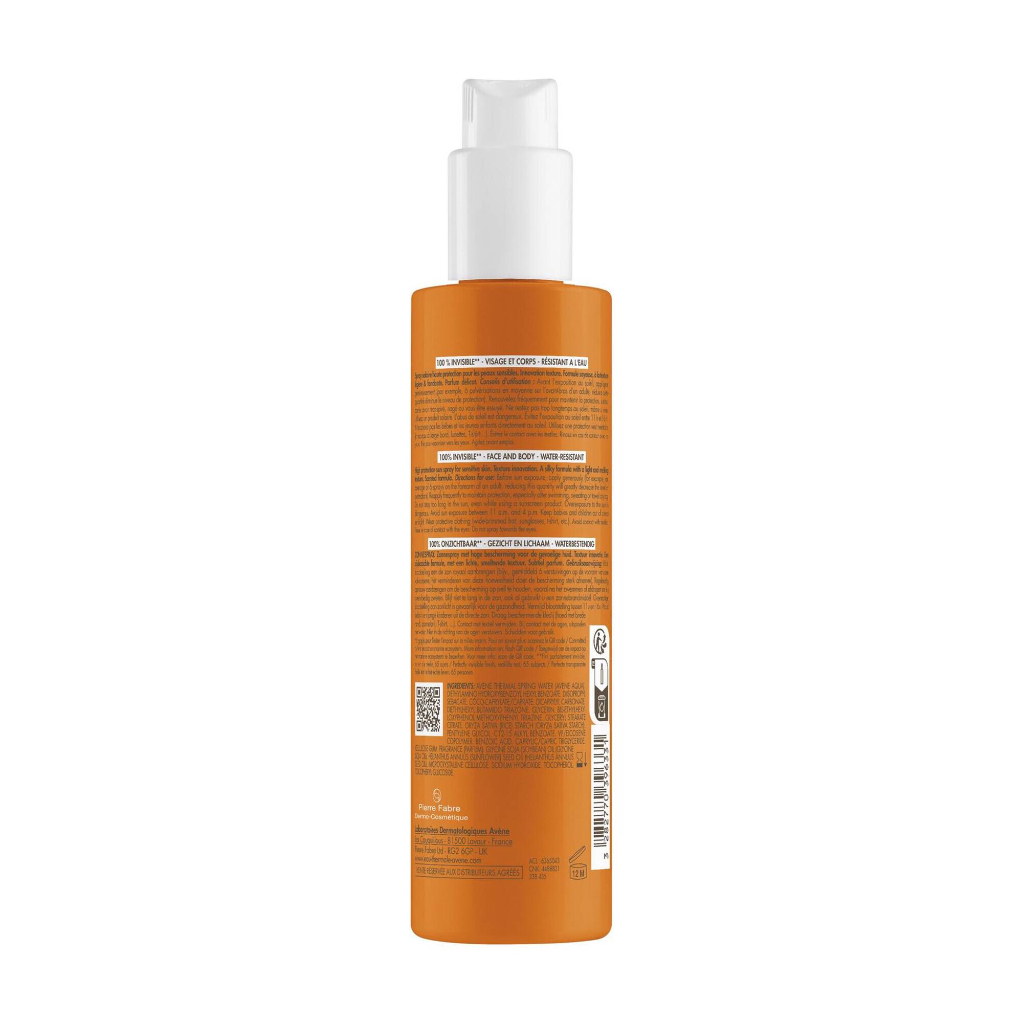 Sun Care Spray Sensitive Skin SPF50+