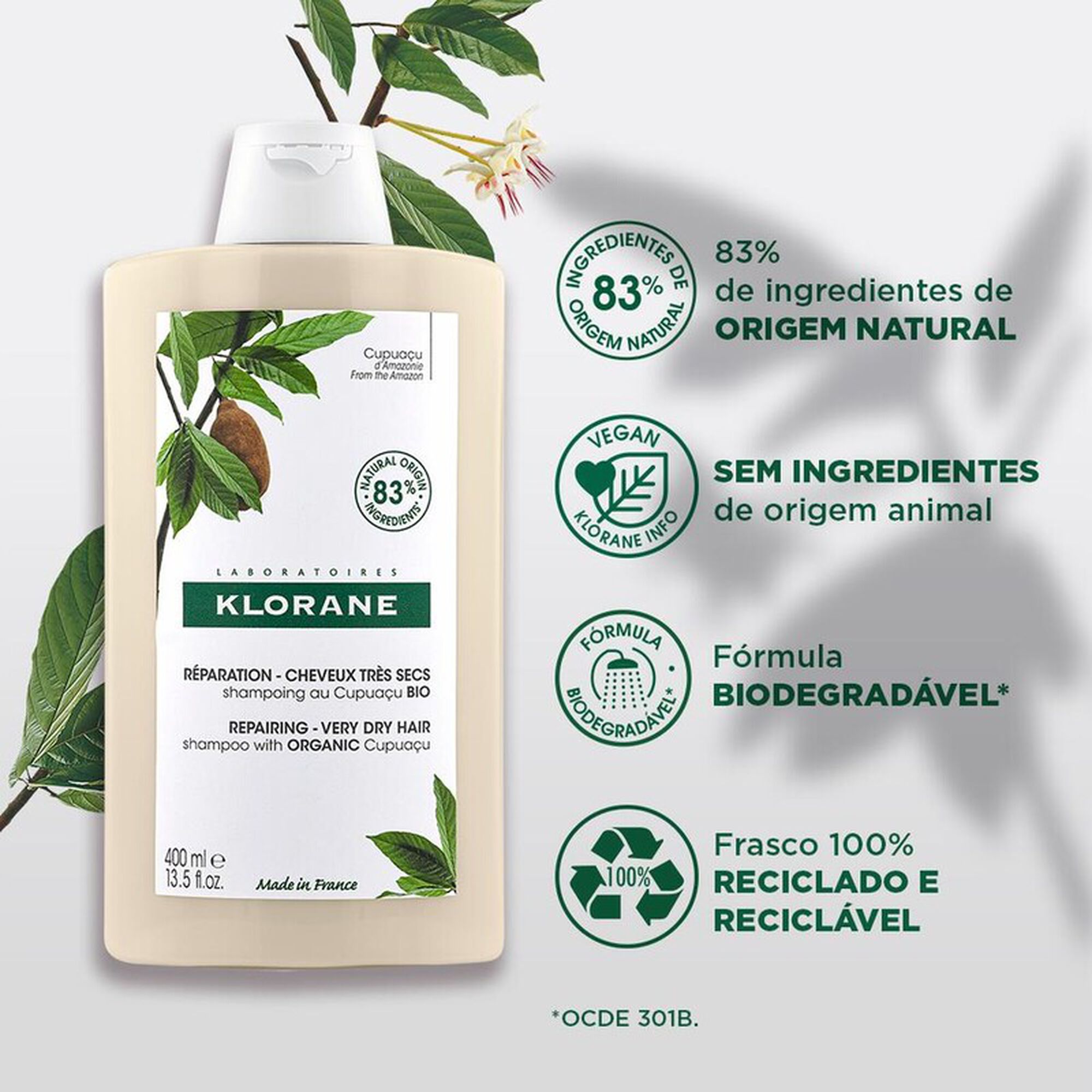 Cupuaçu Reparing Very Dry Hair Shampoo