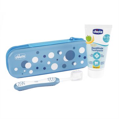 Conjunto de Higiene Oral 6M+ Azul Wells