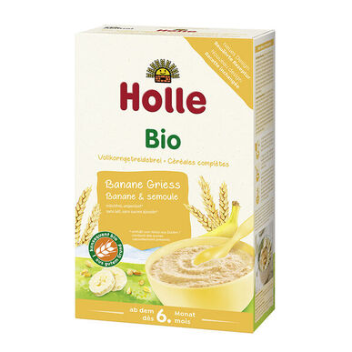 Papa Bebé Biológica Banana com Semolina +6M Wells