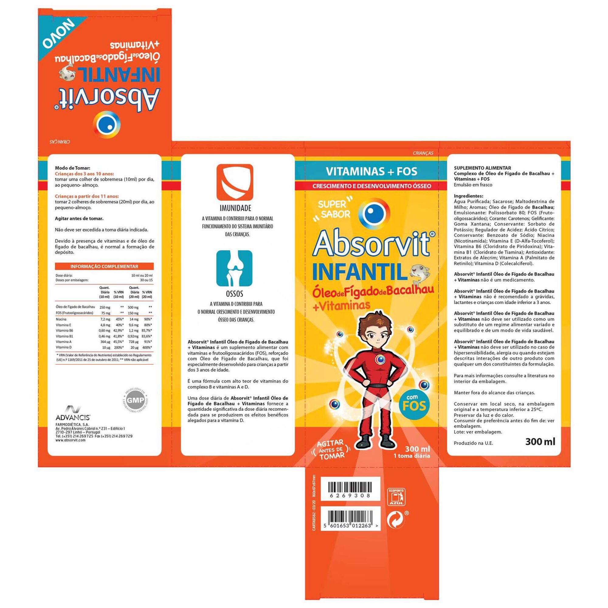 Suplemento Desenvolvimento Ósseo Infantil