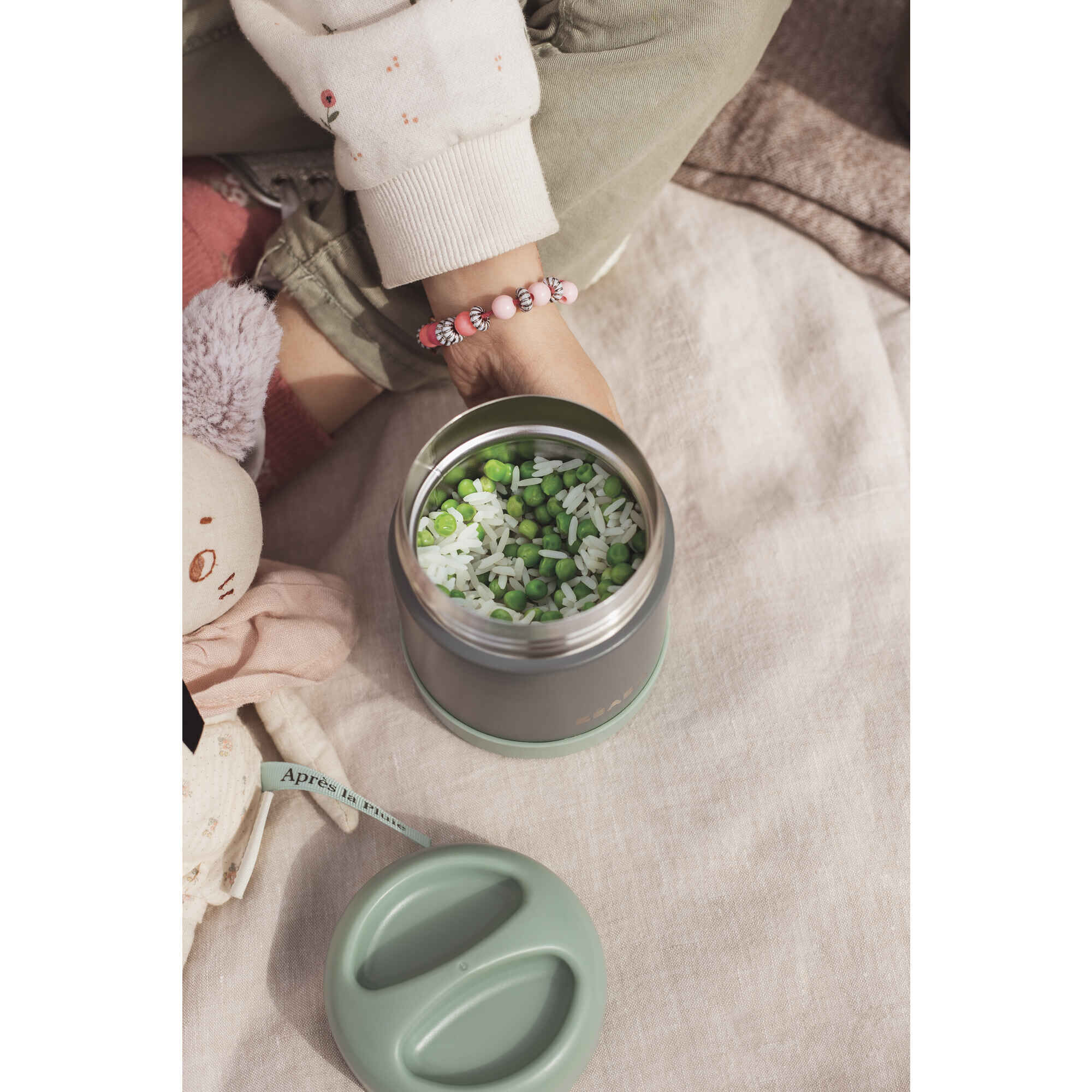 Thermo-Portion Stainless Steel Sage Green