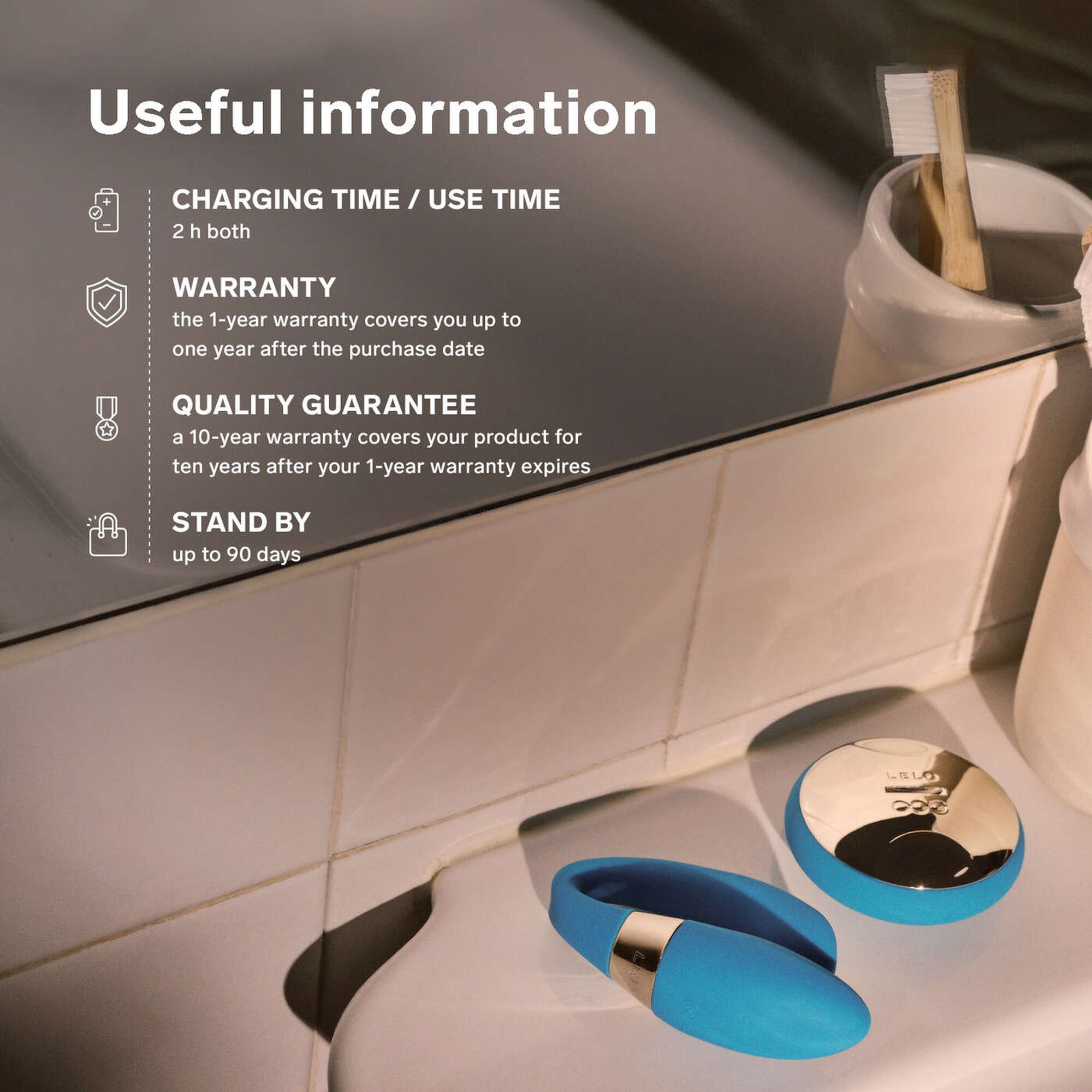 Vibrador Interno e Externo Tiani Duo Black