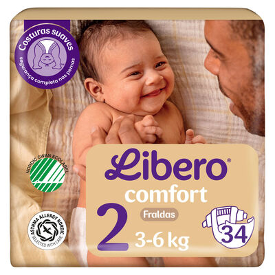 Libero Comfort T2 3-6 kg 