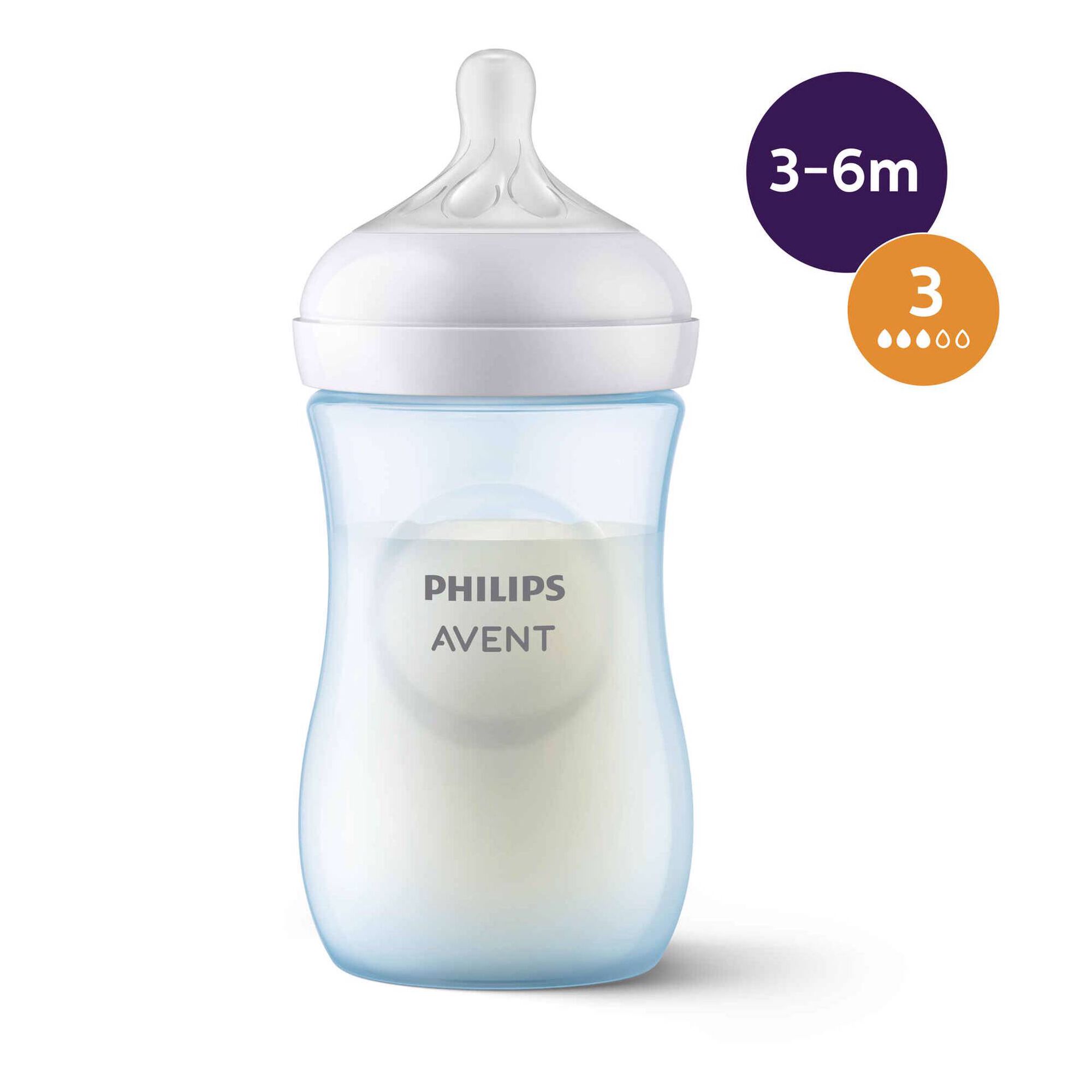 Biberão Natural Response de 260ml azul