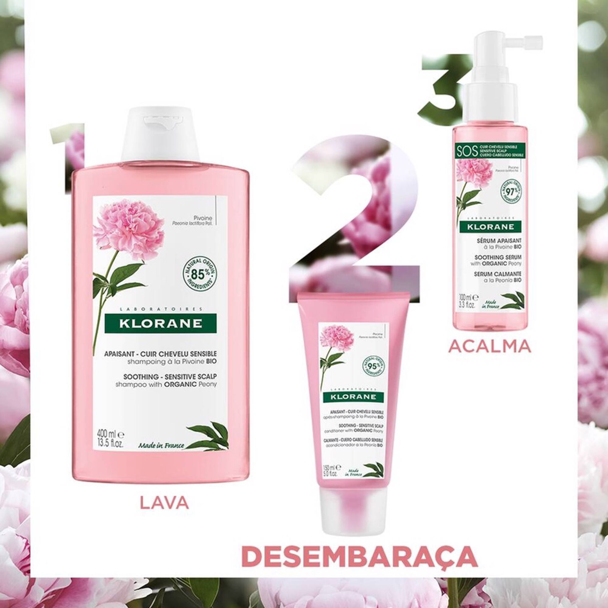 Pivoine Apaisant & Anti-Irritant Aprés-Shampooing