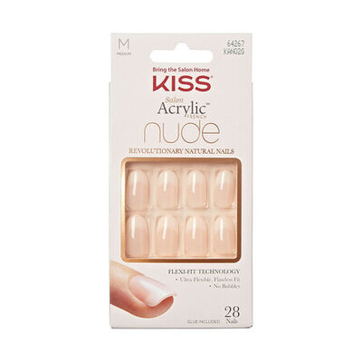 Unhas Postiças Salon Acrylic Nude Graceful