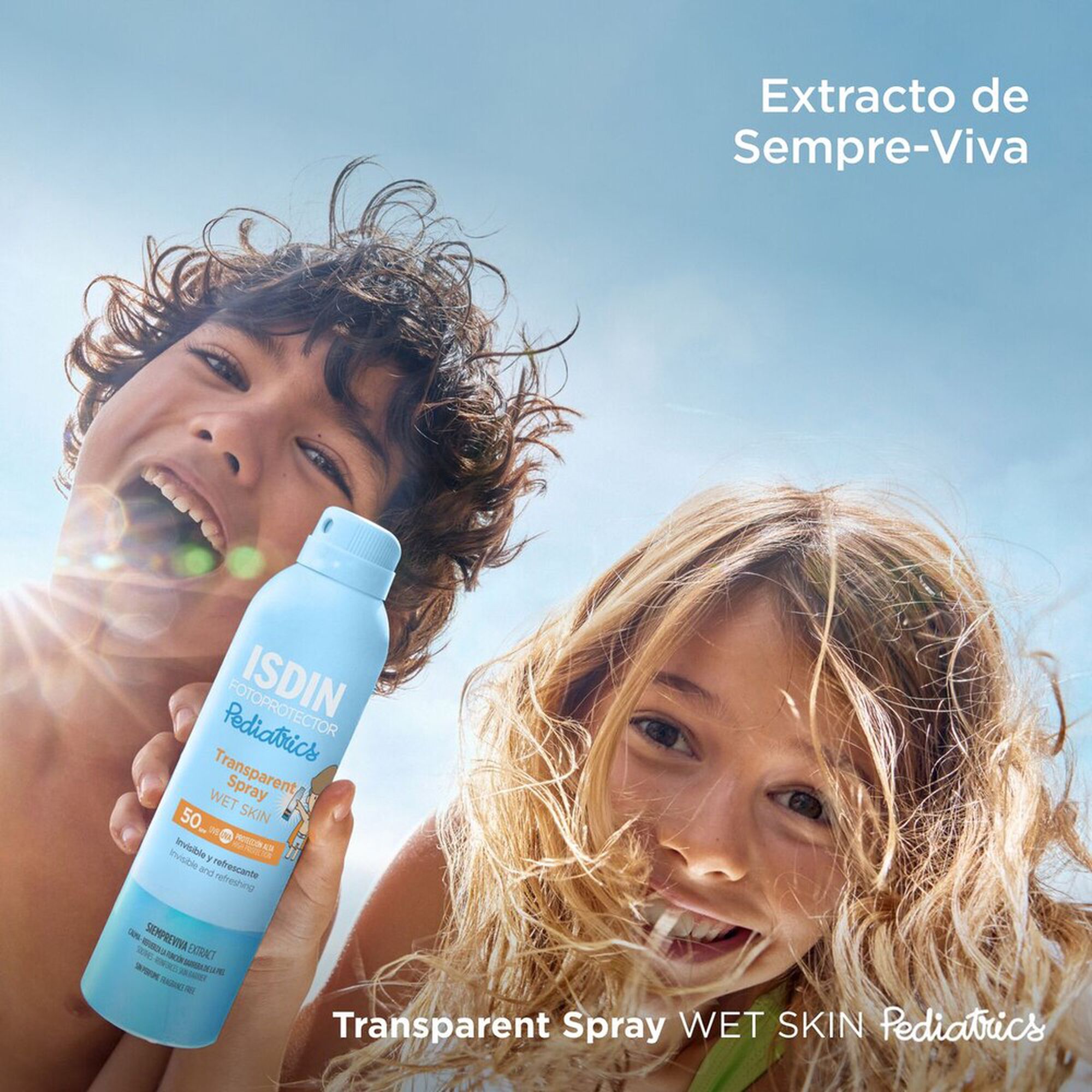 Protetor Solar Criança Corpo Wet Skin SPF50