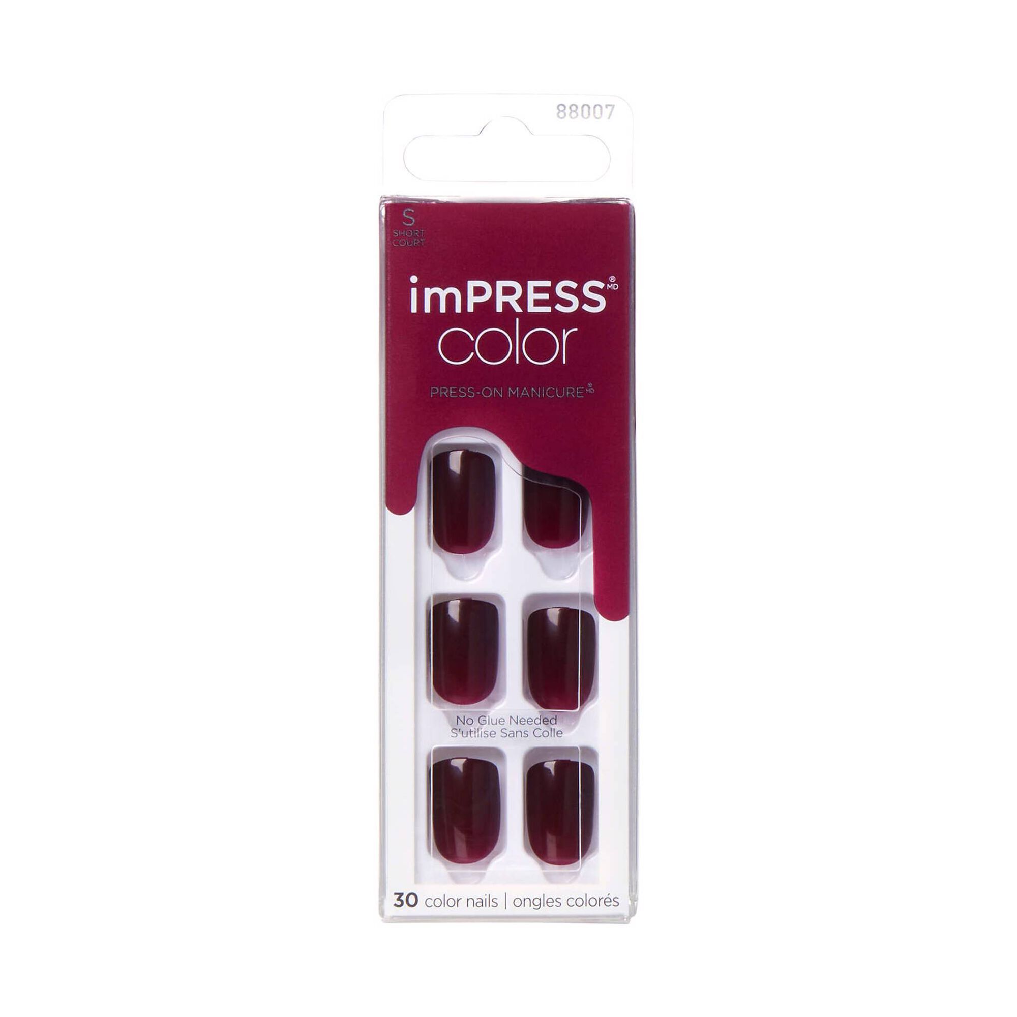 imPRESS Nails Red