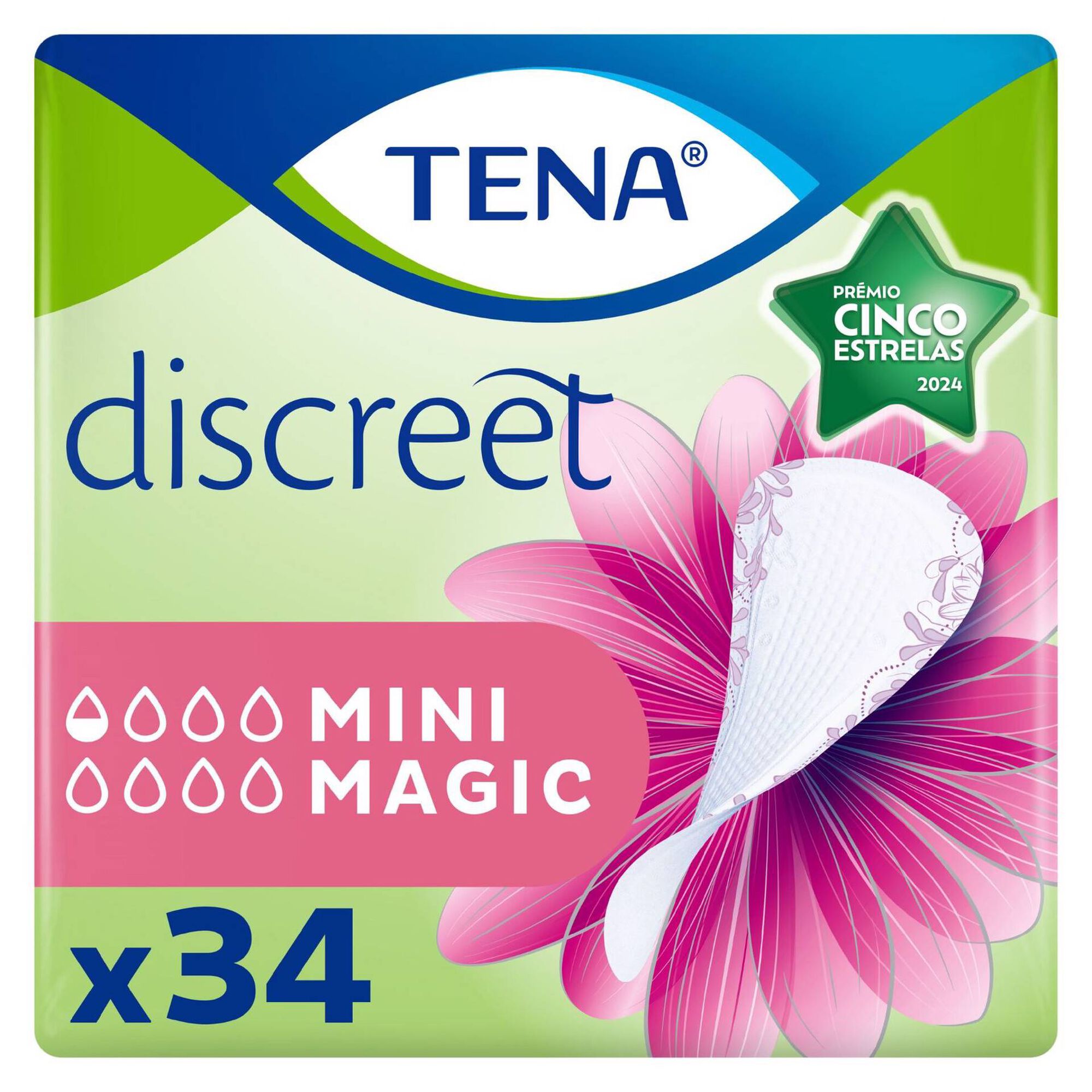 Pensos Incontinência Discreet Mini Magic