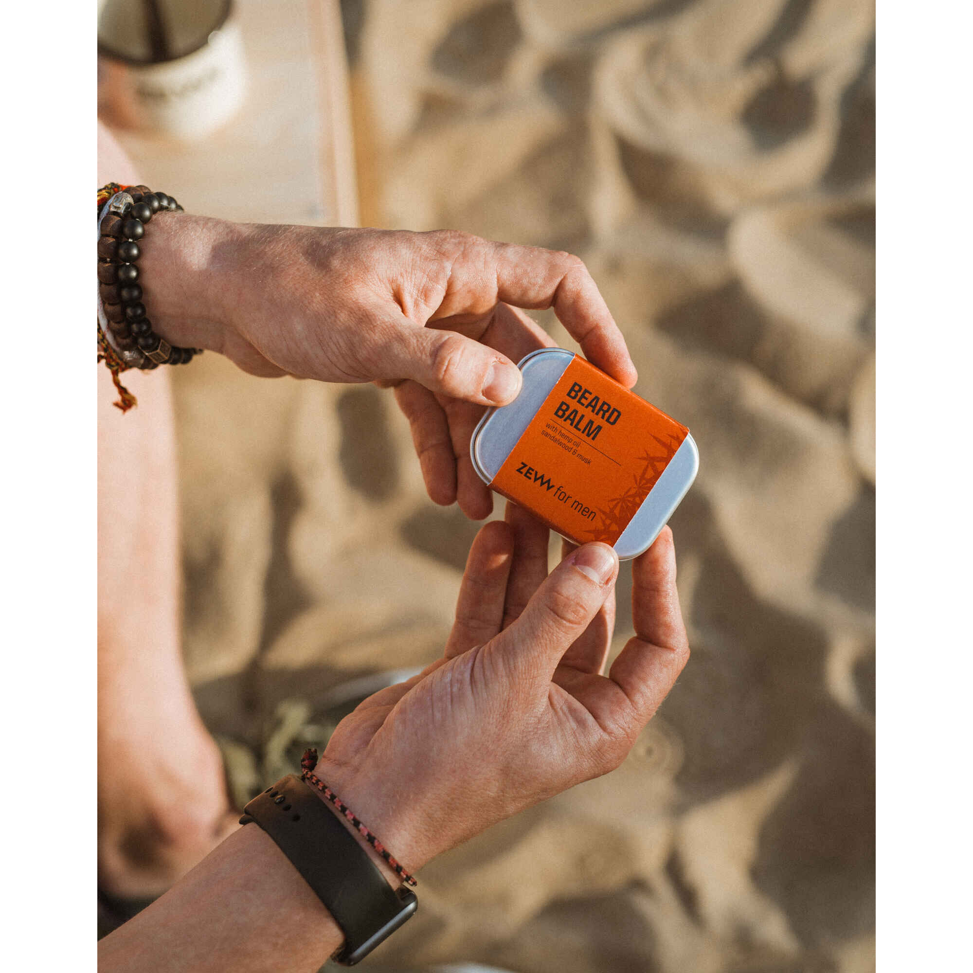 Bálsamo Barba Natural Óleo de Cânhamo