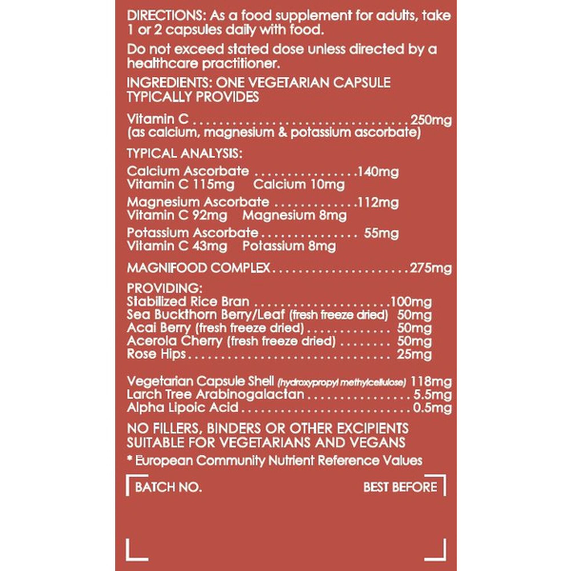 Suplemento Vitamina C Multi-Ascorbat