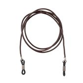 Cordão Óculos Pele Castanho Escuro Wells