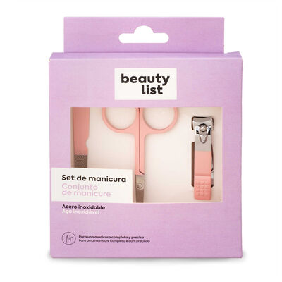 Set de Manicure Aço Inoxidável