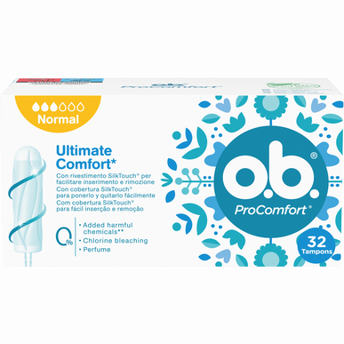 Ultimate Comfort Tampons ProComfort Normal 32 un Wells