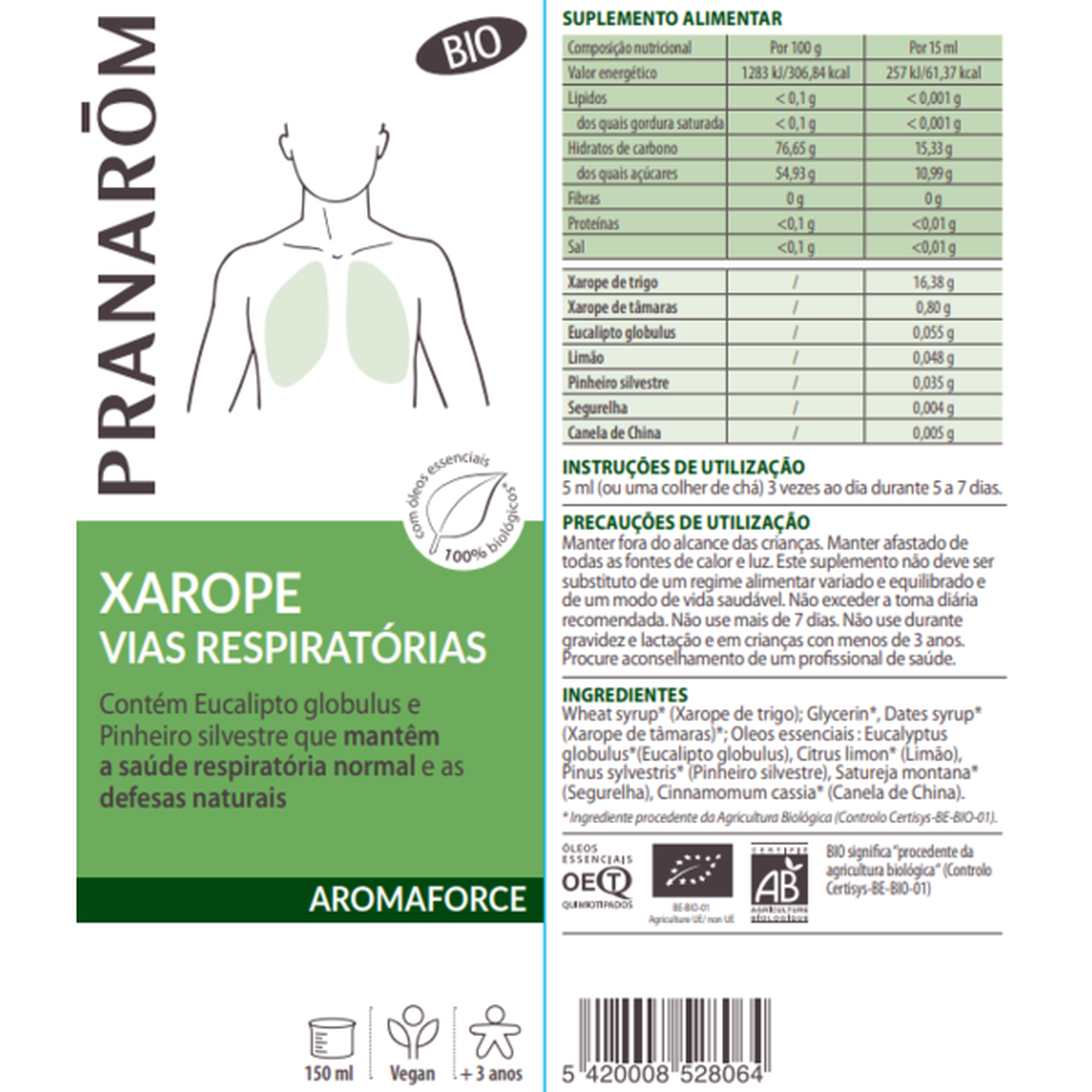 Xarope Vias Respiratórias Aromaforce
