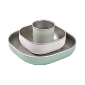 Stainless Steel Meal Inox Set 4M+ Sage Green Wells Image 1