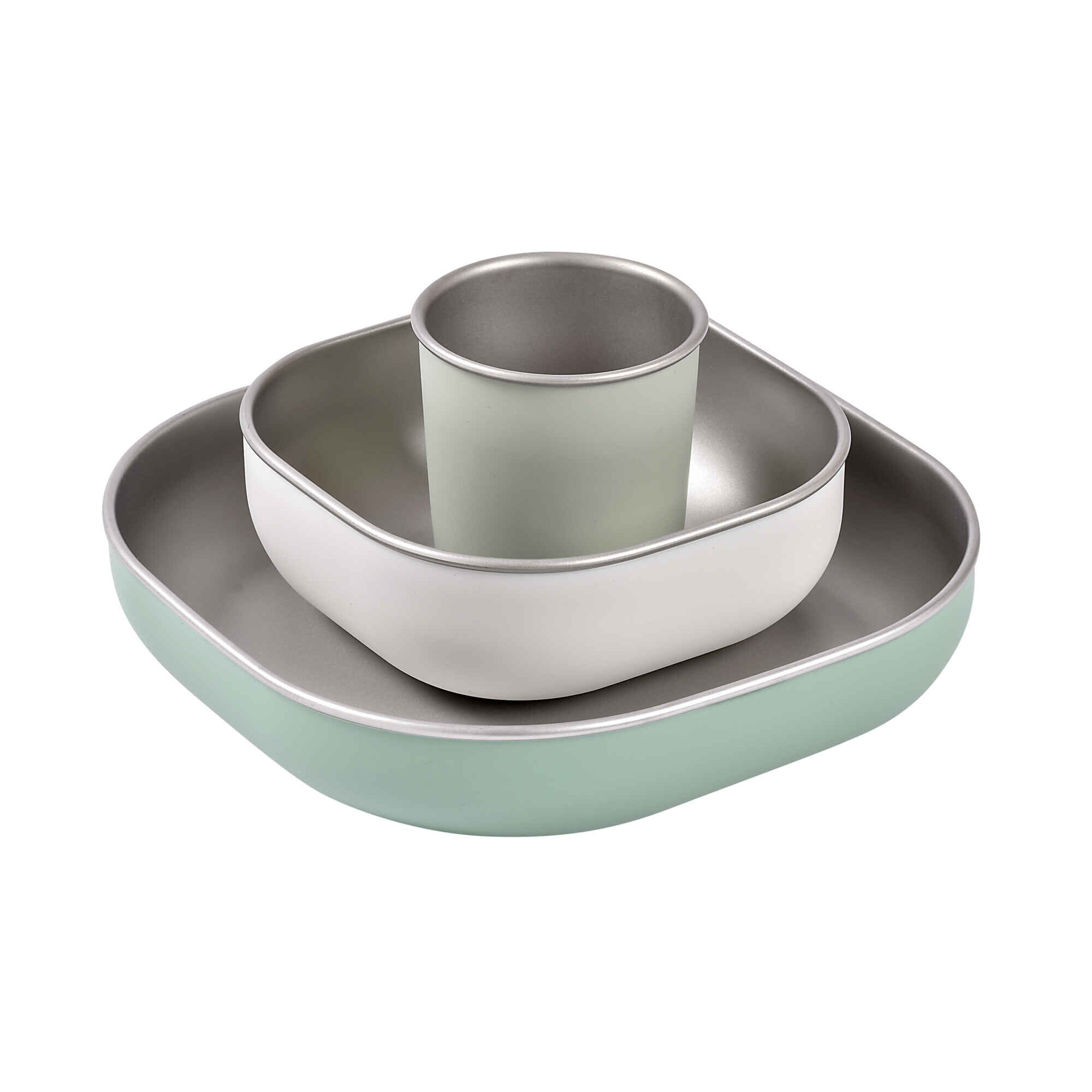 Stainless Steel Meal Inox Set 4M+ Sage Green
