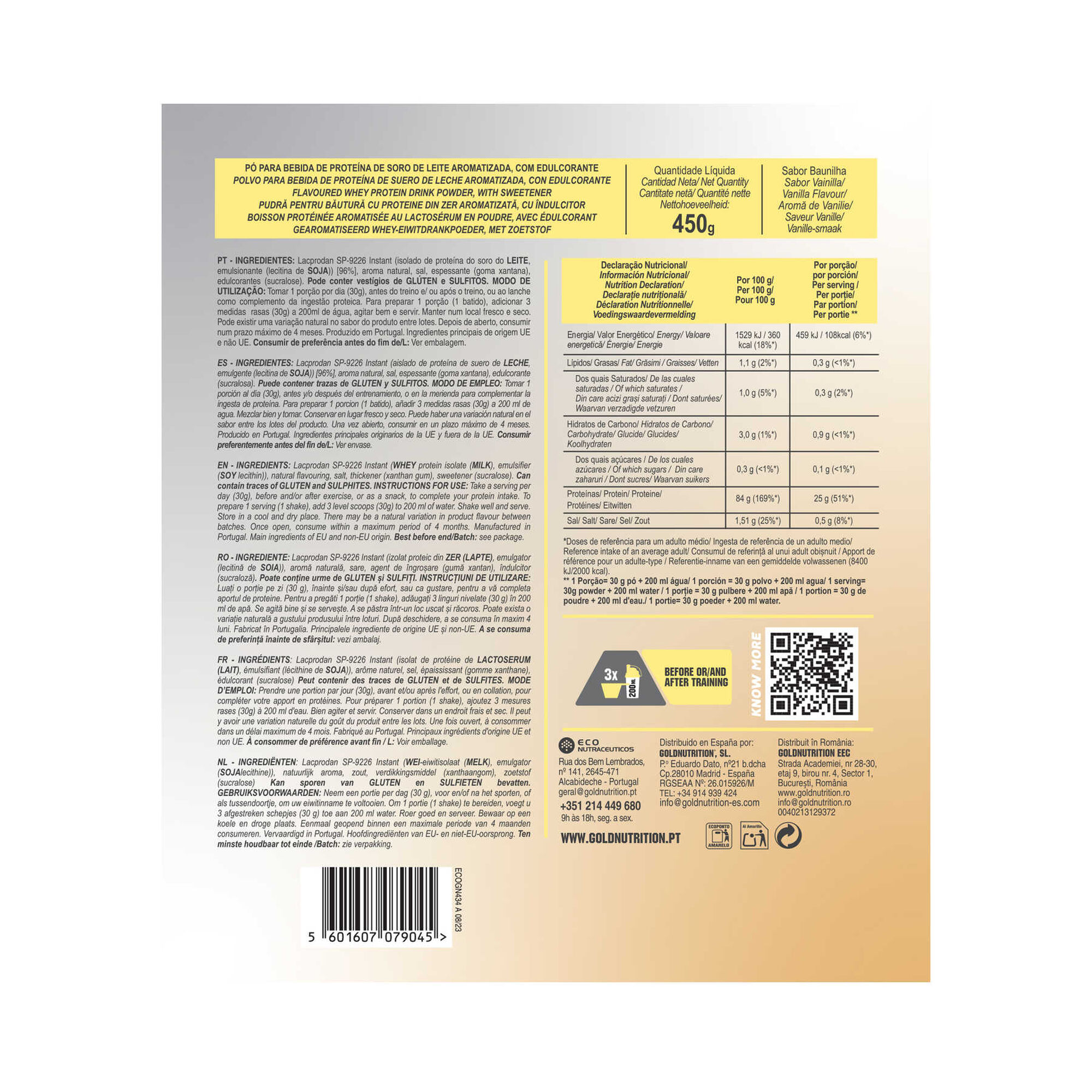 Total ISO Whey Isolate Vanilla Flavour