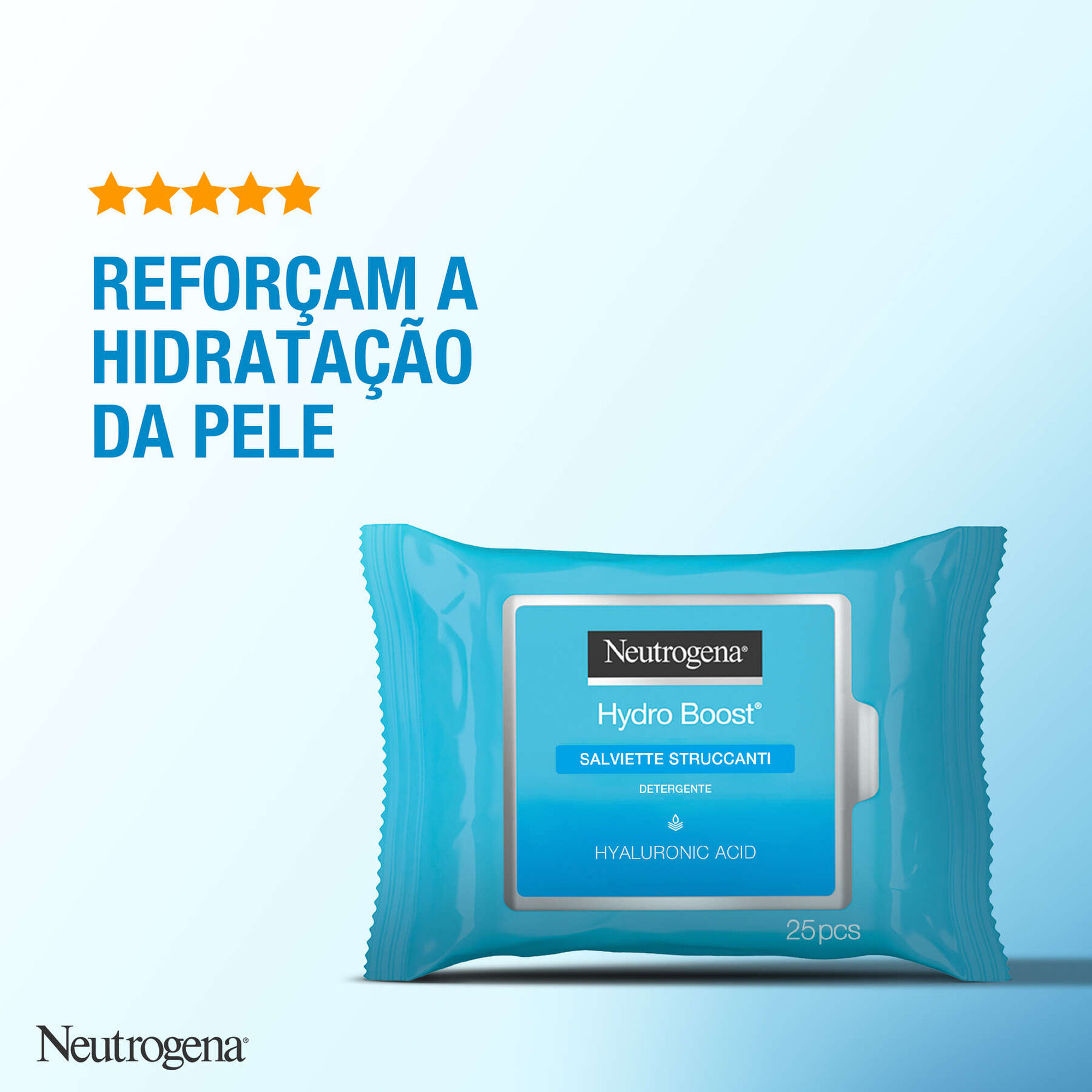 Hydro Boost Toalhitas de Limpeza Facial Pack