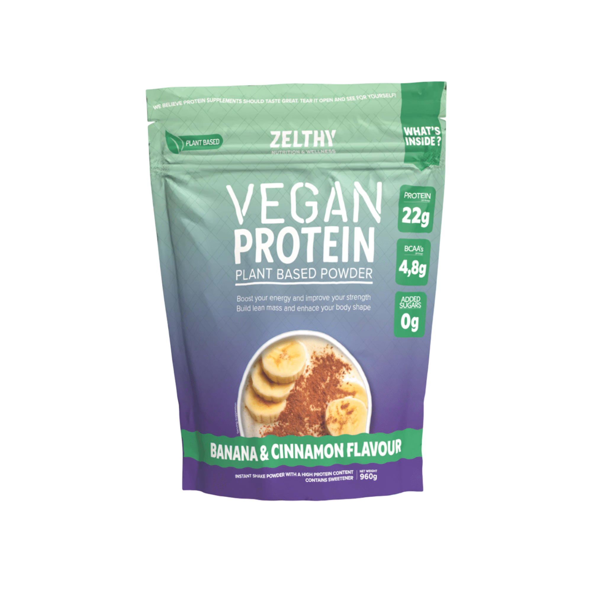 Vegan Protein Banana & Cinnamon Flavor