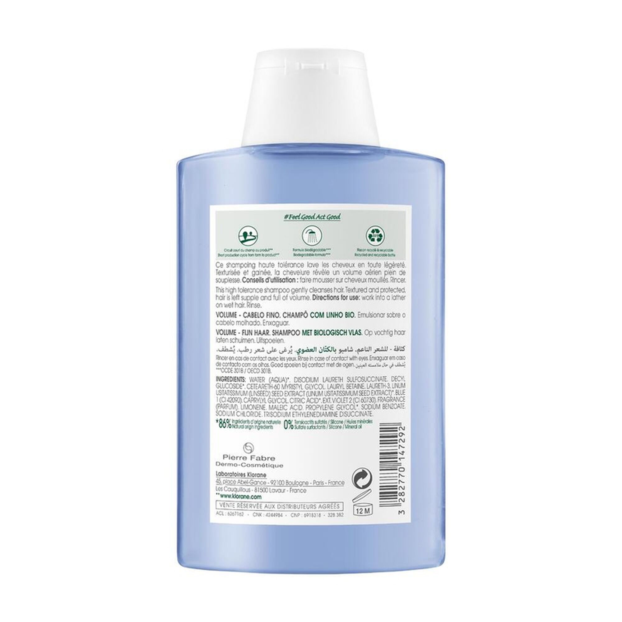 Flax Volume Fine Hair Shampoo