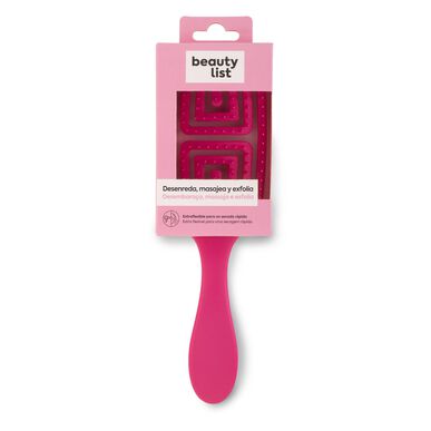 Escova de Cabelo Extra Flexível Rosa Escuro Wells Image 1