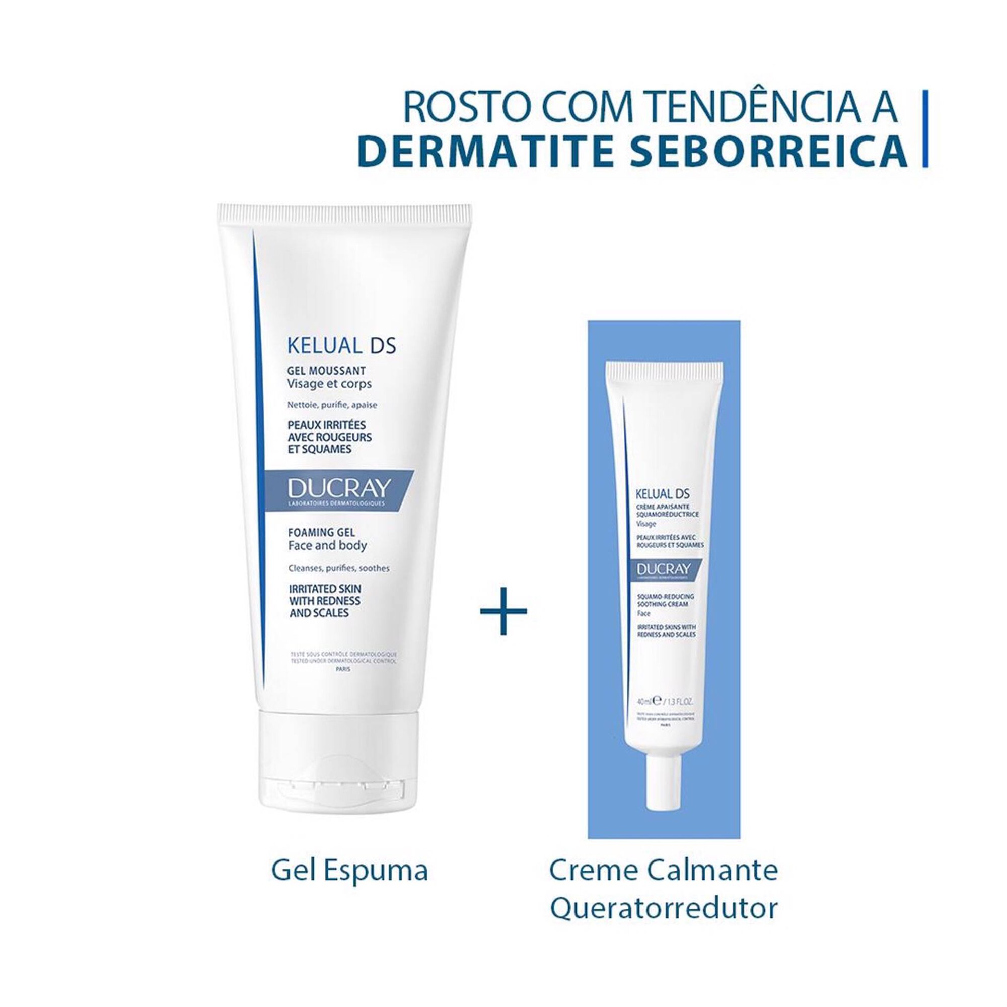 Creme Rosto Dermatite Seborreica Kelual DS