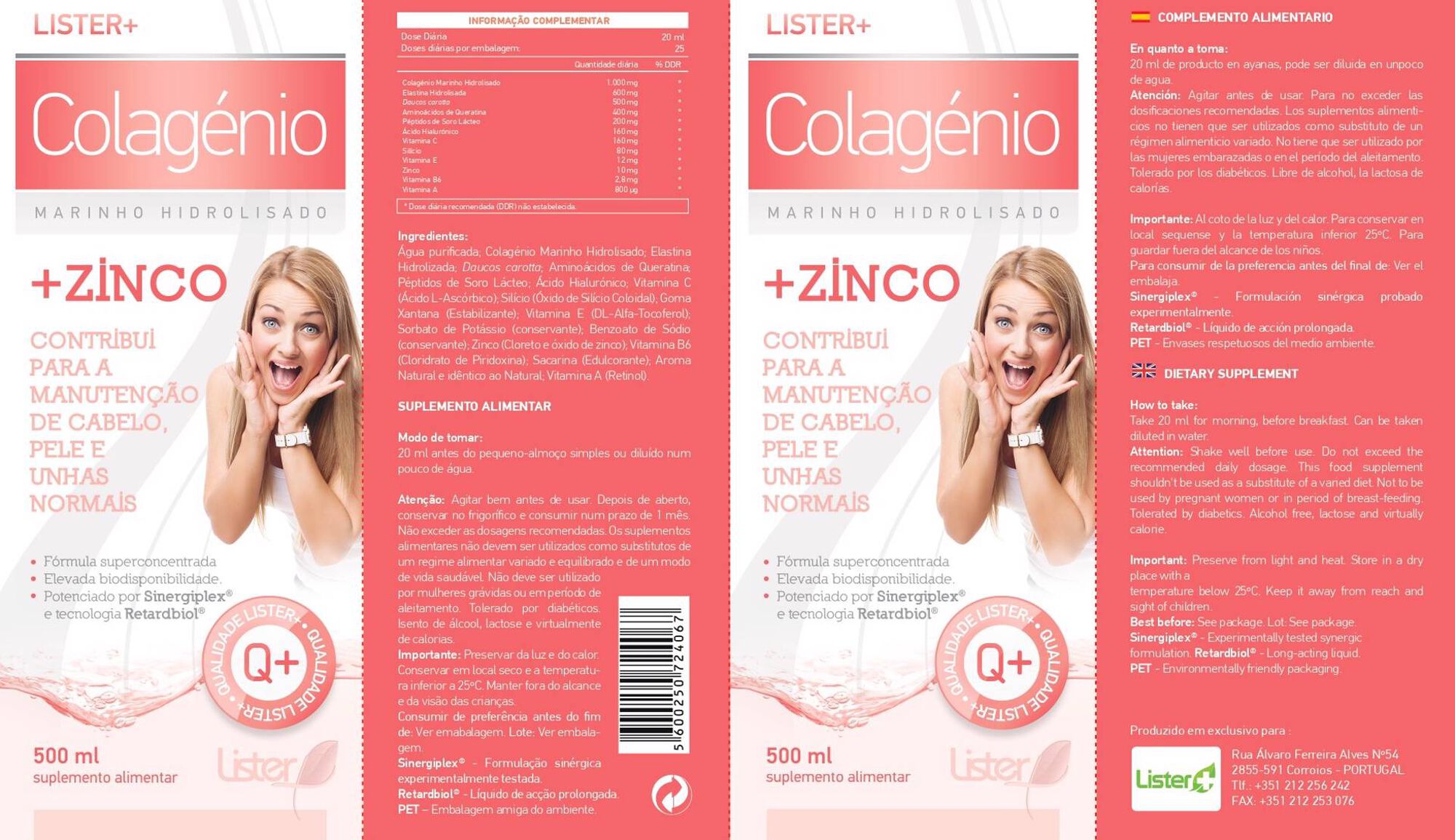 Suplemento Alimentar Colagénio