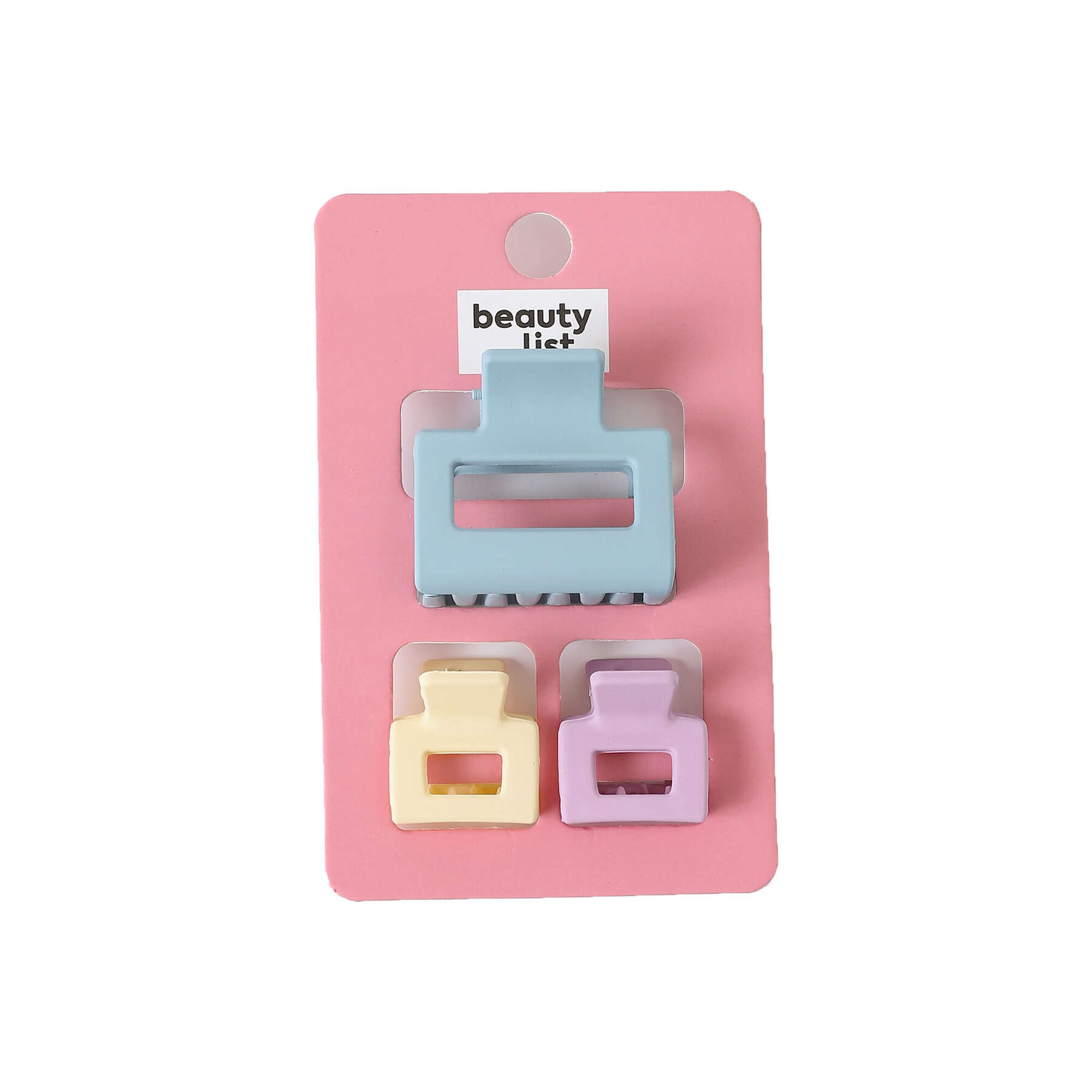 Set de Molas Retangulares para Cabelo