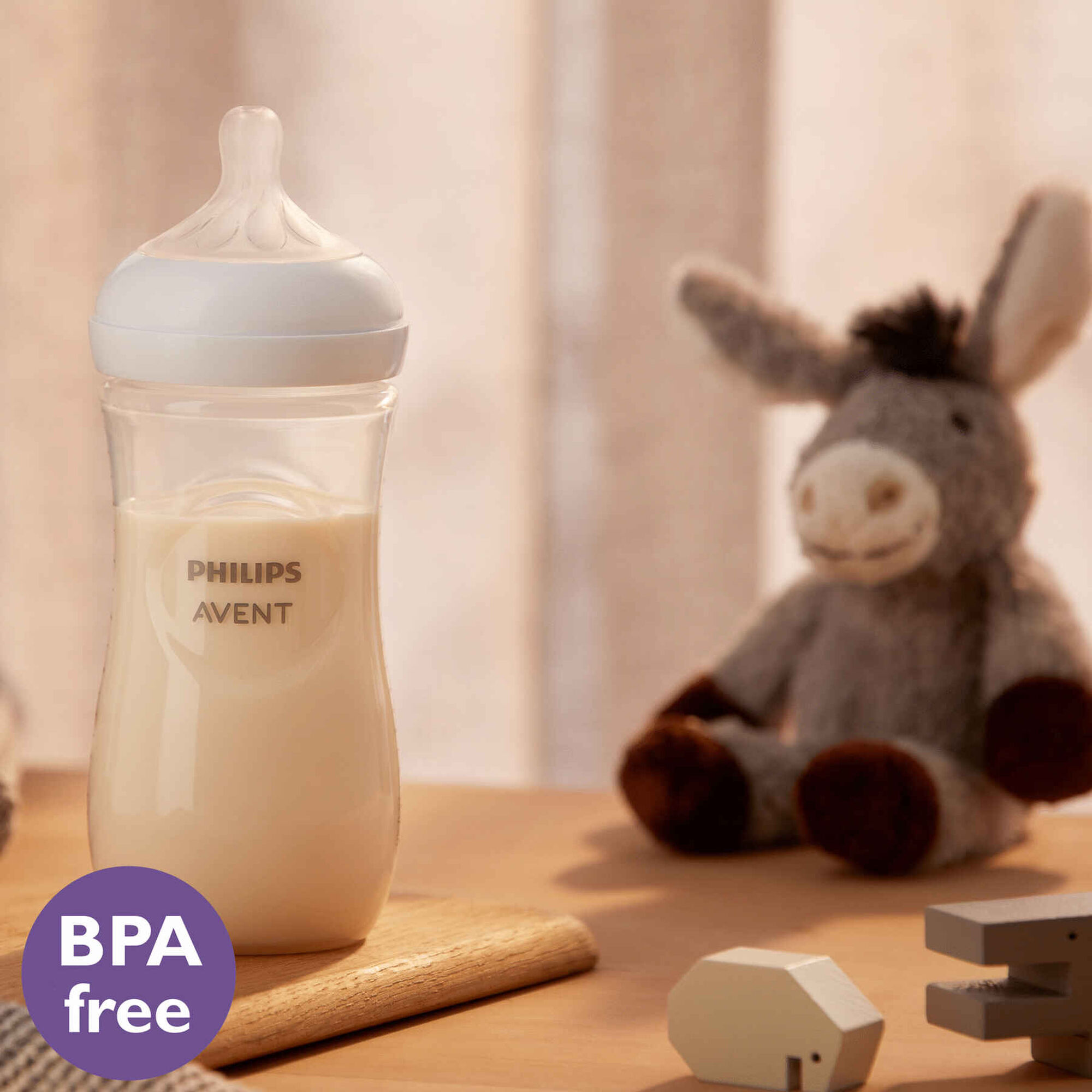 Biberão Natural Response Vidro 240ml