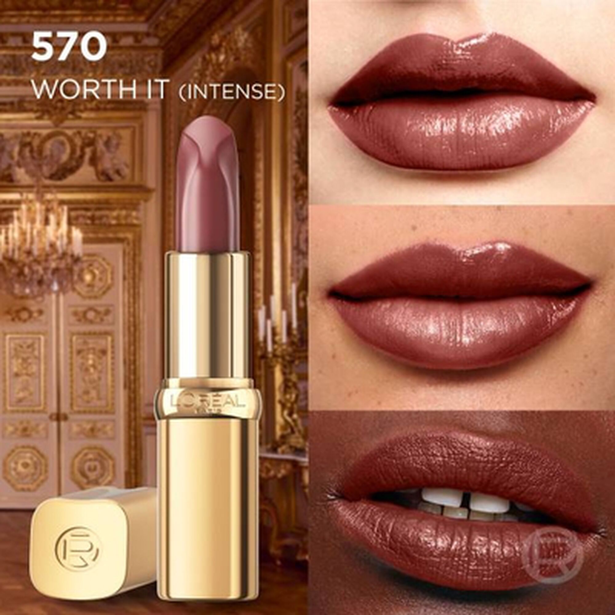 Batom Color Riche Nudes of Worth Acetinado