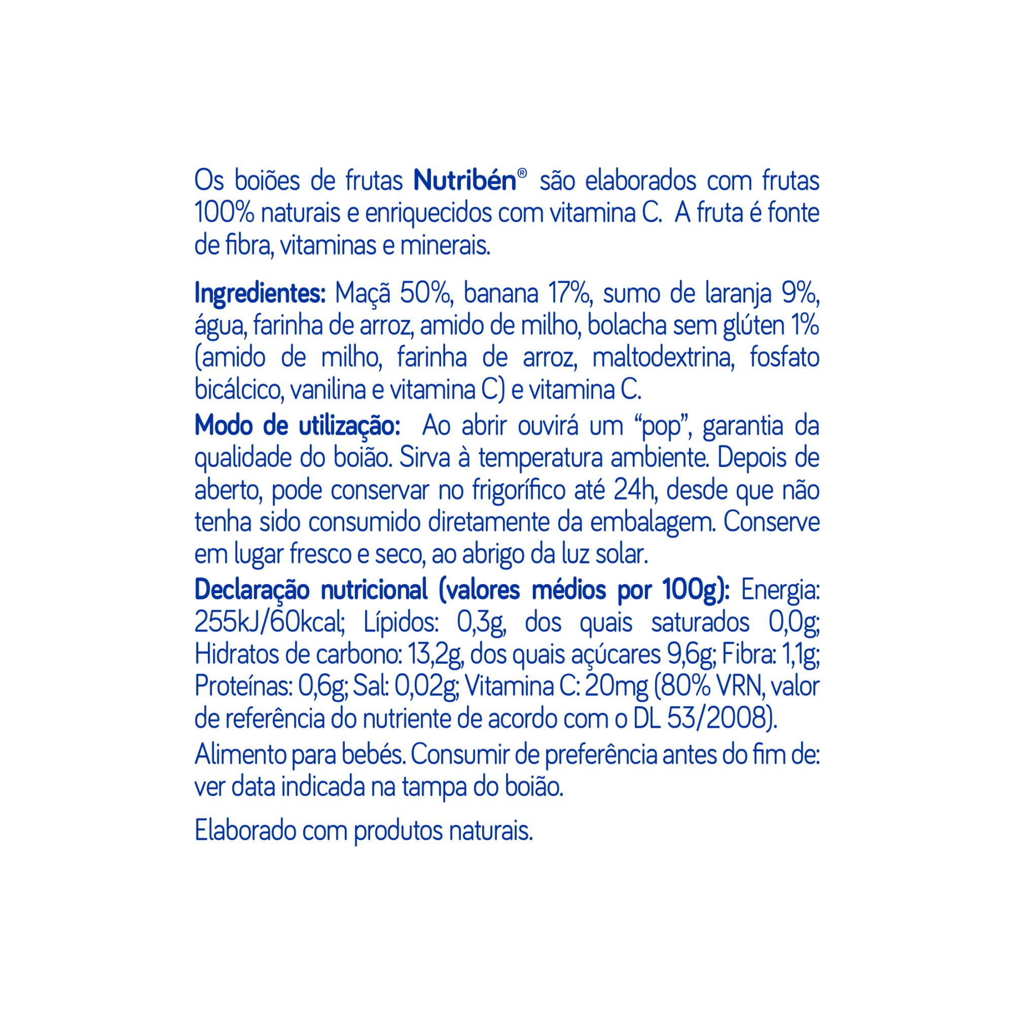 Boião Maçã, Laranja, Banana E Bolacha