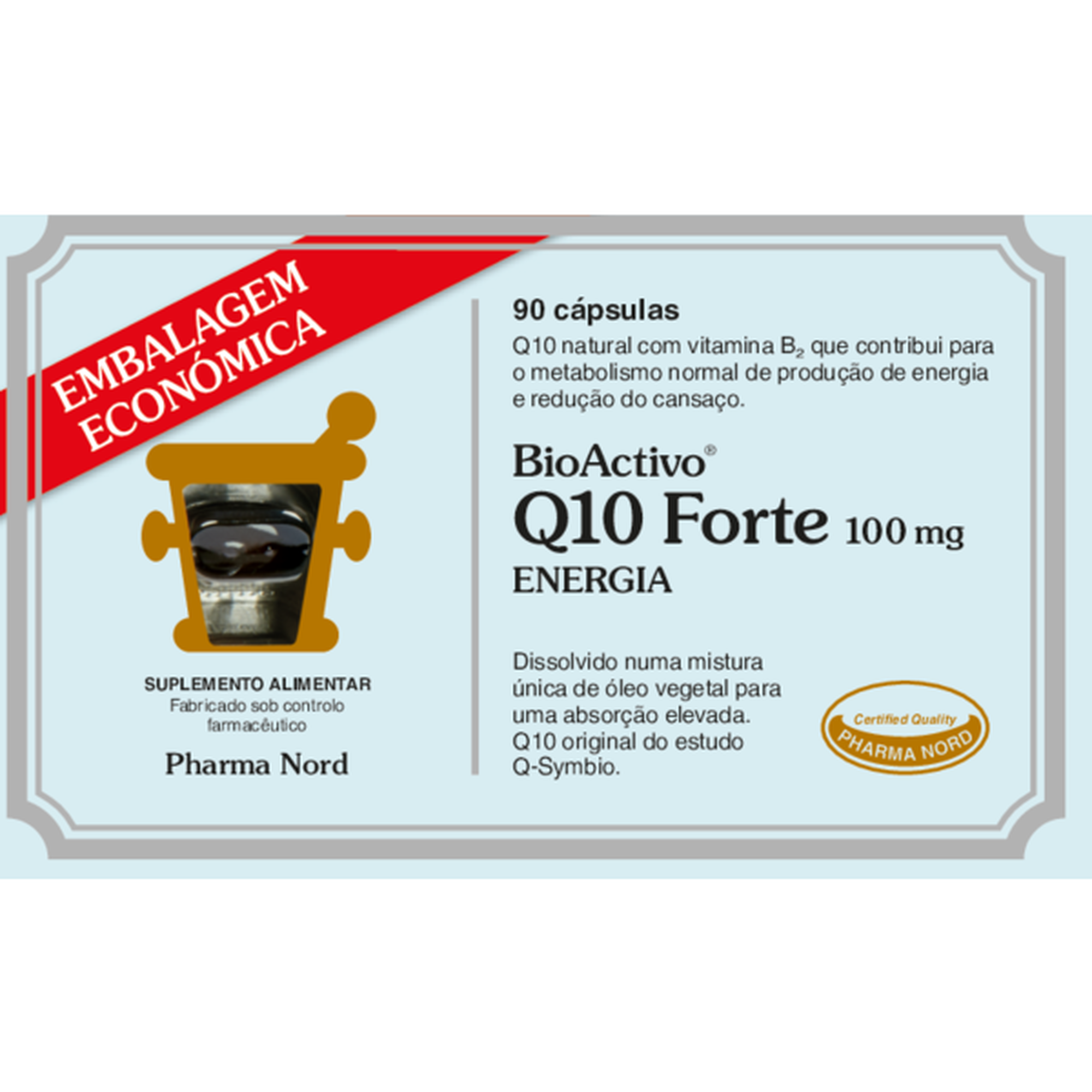 Suplemento Alimentar Energia Q10 Forte 100 mg
