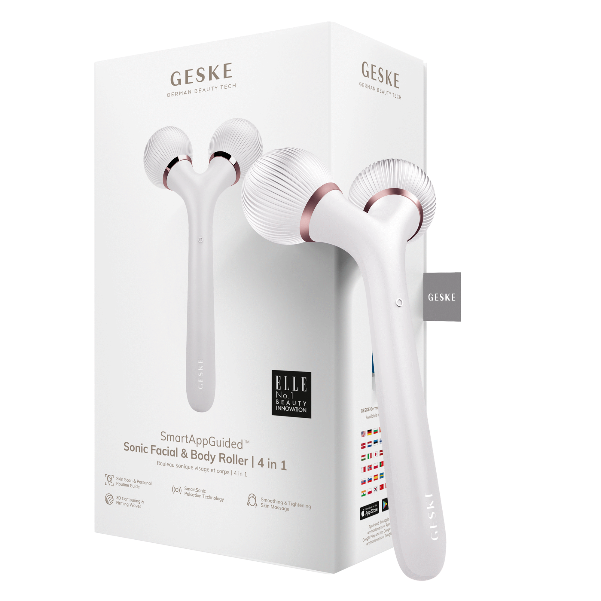 Rolo de Rosto e Corpo Sonic 4 em 1 Cinzento