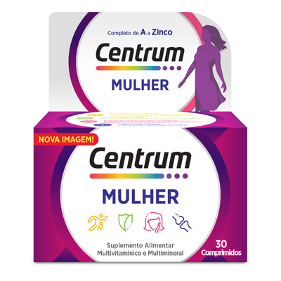Suplemento Multivitamínico Centrum Mulher
