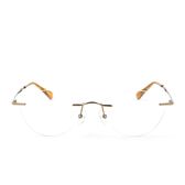 Armação Óculos Pure Titanium Dourado 06 Wells Image 2
