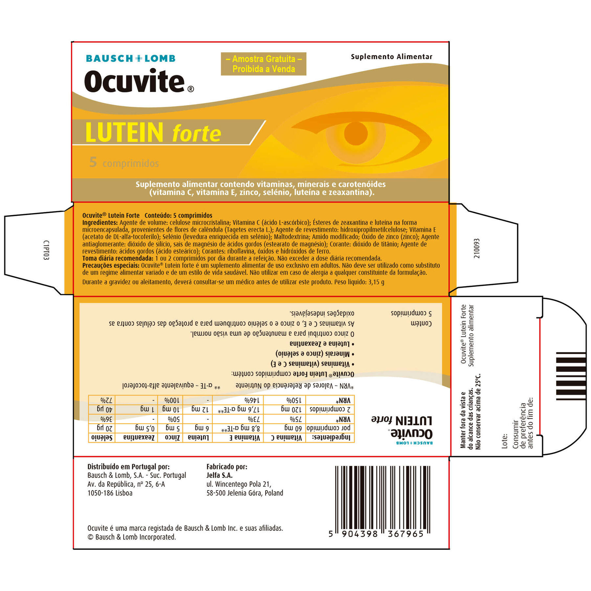 Ocuvite Lutein forte
